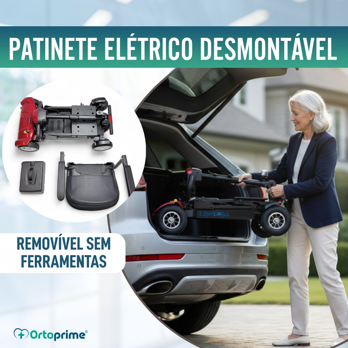 Scooter Elétrica Leve e Dobrável | Estrutura de Alumínio