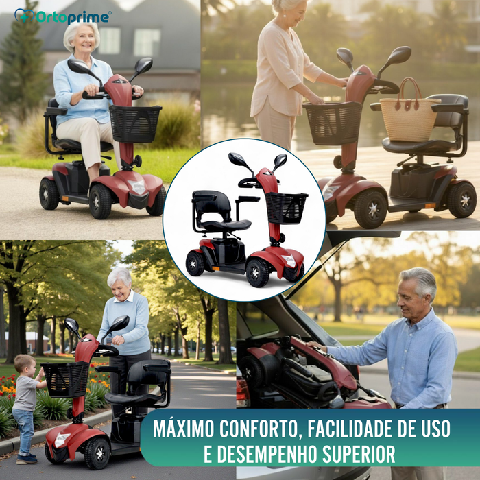 Scooter Eléctrico de Última Geração | Rodas Grandes 24cm