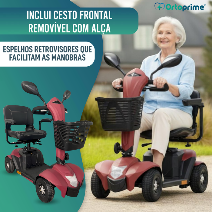 Scooter Eléctrico de Última Geração | Rodas Grandes 24cm