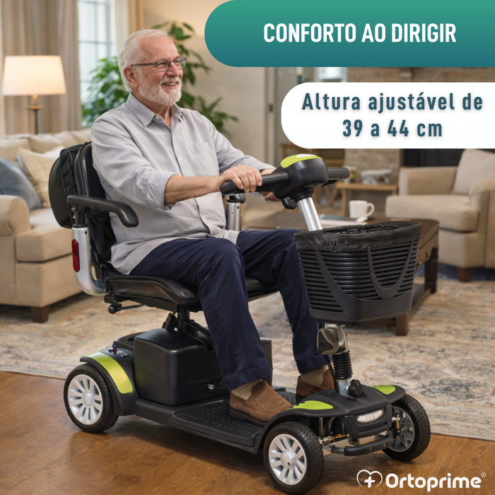 Scooter Elétrico Compacto com Mochila Porta-objetos