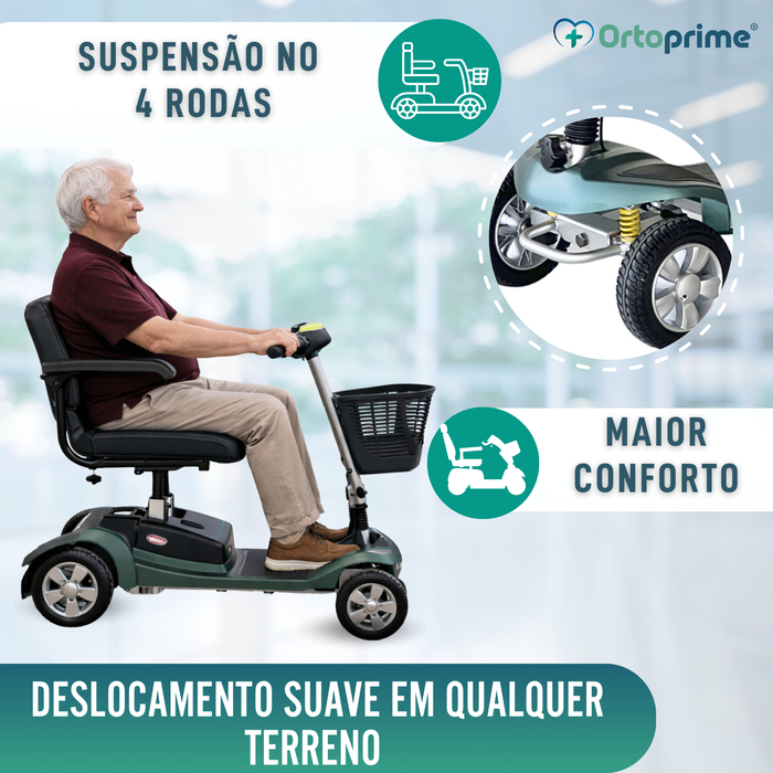 Scooter Elétrico Desmontável | Bateria de Lítio 40Ah
