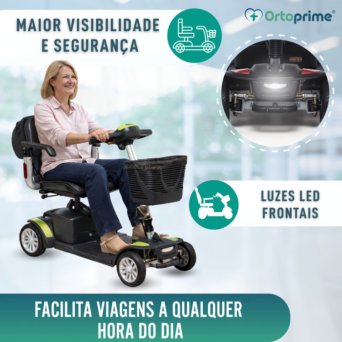 Scooter Elétrico Compacto com Mochila Porta-objetos