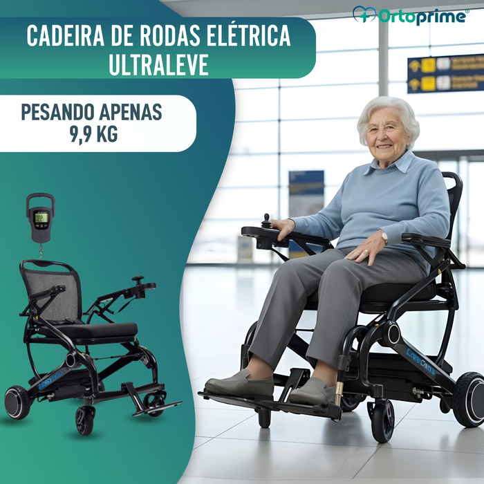 Cadeira de Rodas Elétrica Ultracompacta | Fibra Carbono