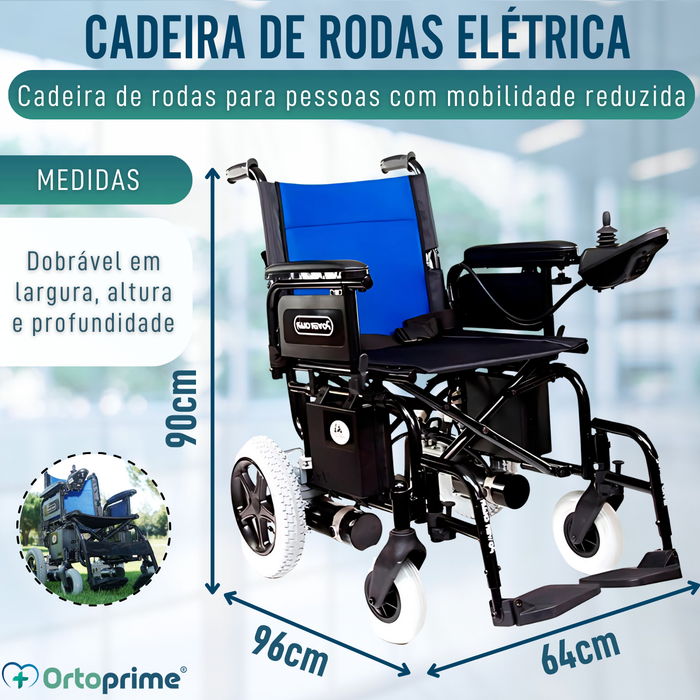 Cadeira de Rodas Elétrica | Sistema de Dobragem Rápida