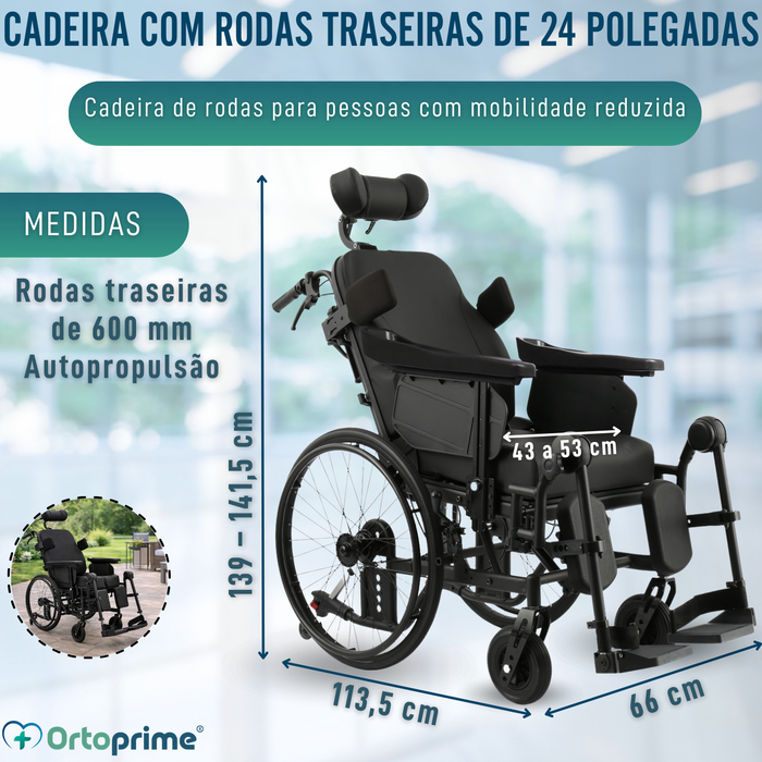 Cadeira de Rodas Basculante de Posicionamento | Anti Úlceras