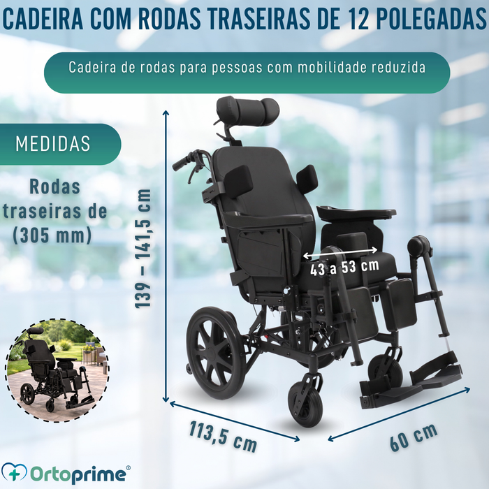 Cadeira de Rodas Basculante de Posicionamento | Anti Úlceras