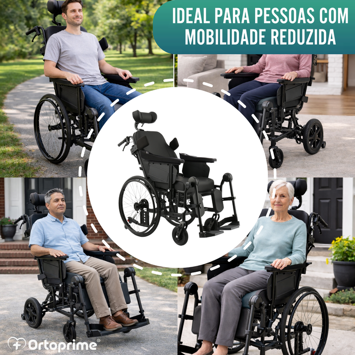 Cadeira de Rodas Basculante de Posicionamento | Anti Úlceras