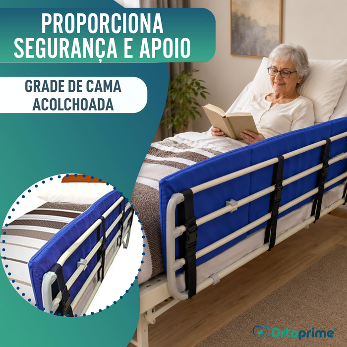 Protetor Acolchoado de Trilhos da Cama Antiqueda