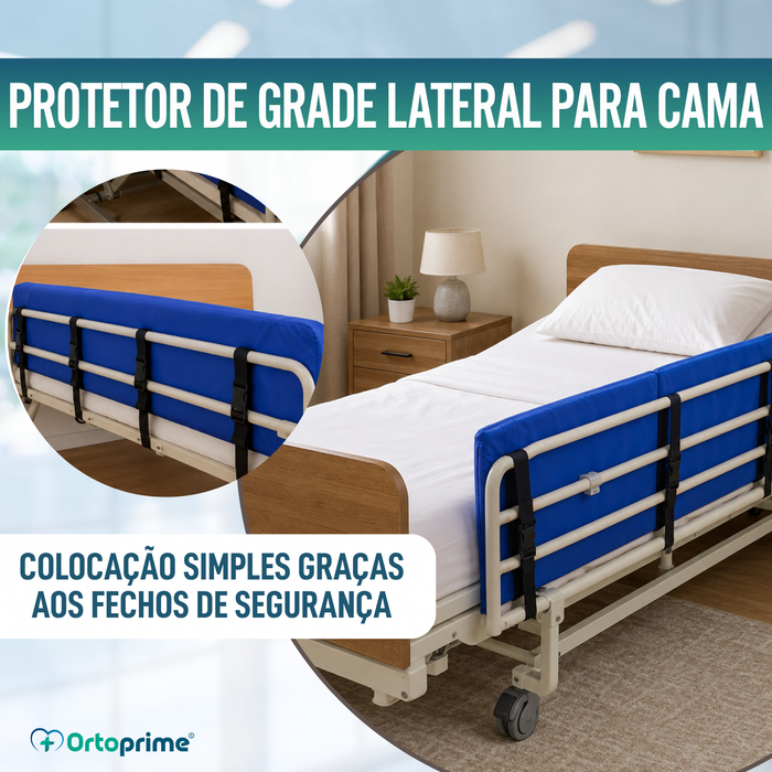 Protetor Acolchoado de Trilhos da Cama Antiqueda