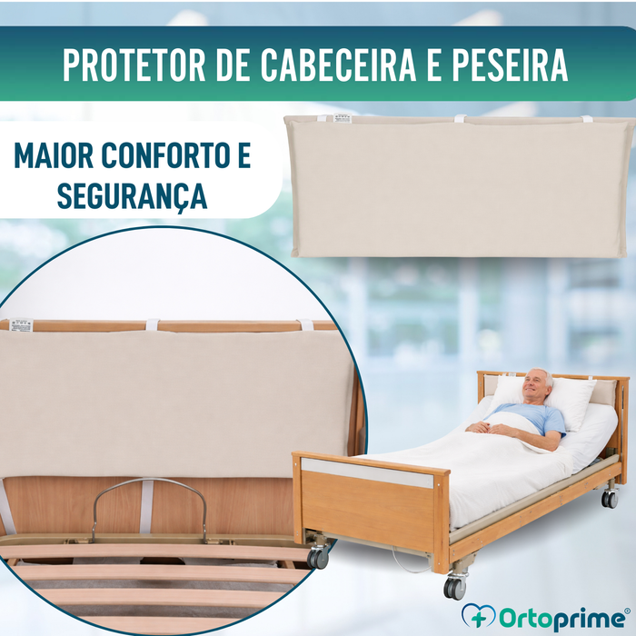 Protetor de Cabeceira e Peseira | Almofadado Antigolpes