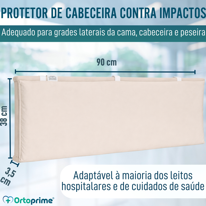 Protetor de Cabeceira e Peseira | Almofadado Antigolpes