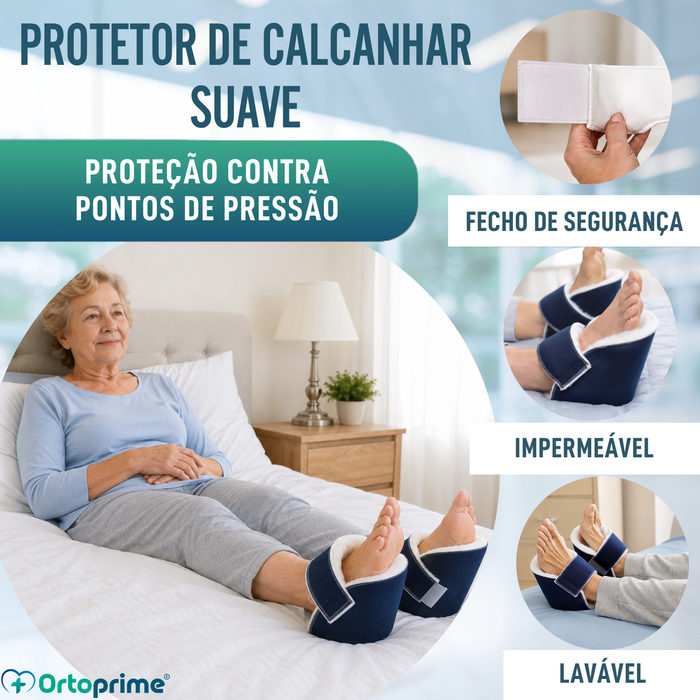 Protetores de Calcanhar Anti-Escaras - Pacote de 2
