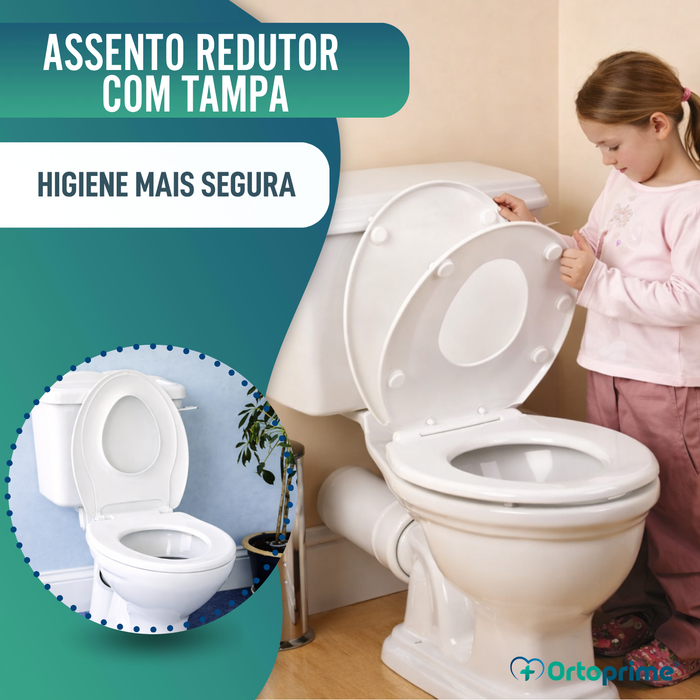 Redutor WC Infantil com Tampa | Adaptador de Sanita