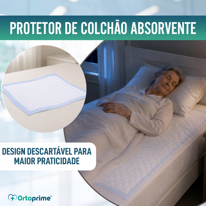 Resguardo Descartável Super Absorvente com Velo - 90x180 cm