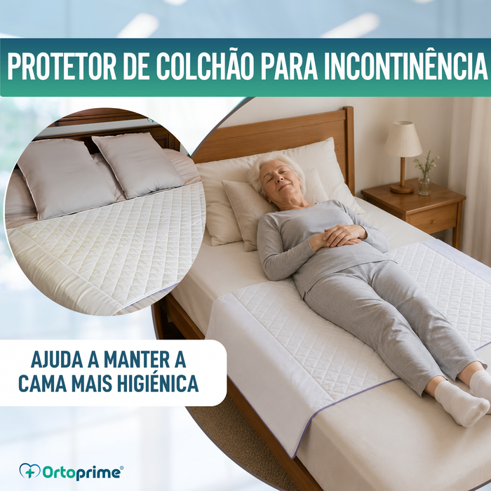 Pacote de 2 Capas Absorventes para a Cama - 4,65 Litros