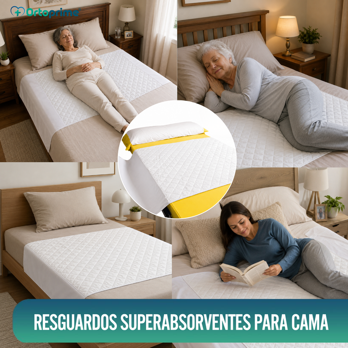 Pacote de 2 Capas Super Absorventes e Reutilizáveis de 135 cm - 4,65 litros/m2