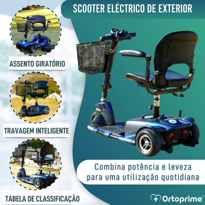 Scooter Elétrico com Sistema Stand Up | 3 Rodas
