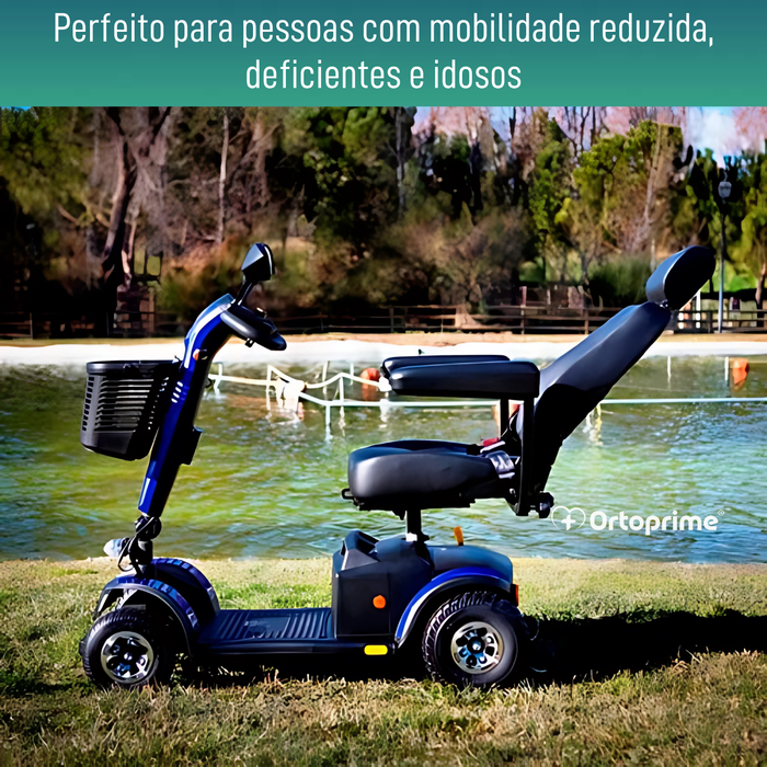 Scooter para Deficientes Compacto | Suspensão Integral