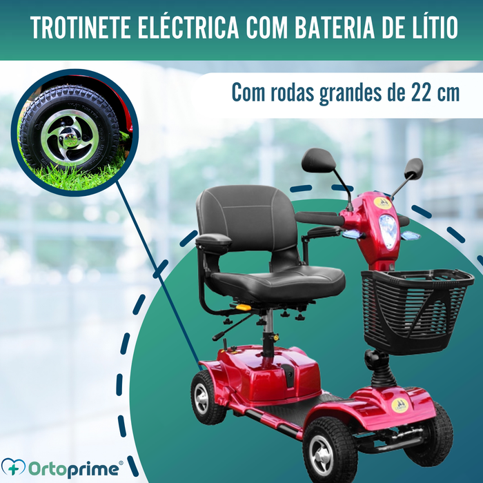 Scooter Elétrico para Deficientes | Dupla Amortização