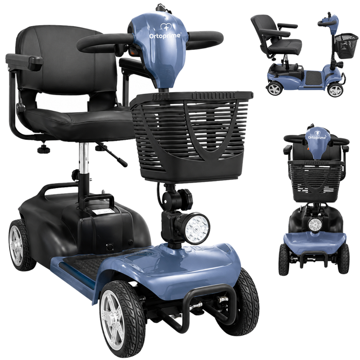 Scooter Elétrico Desmontável 4 Rodas com Bateria Amovível
