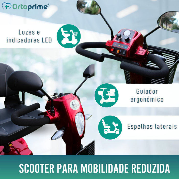 Scooter Elétrico para Deficientes | Dupla Amortização