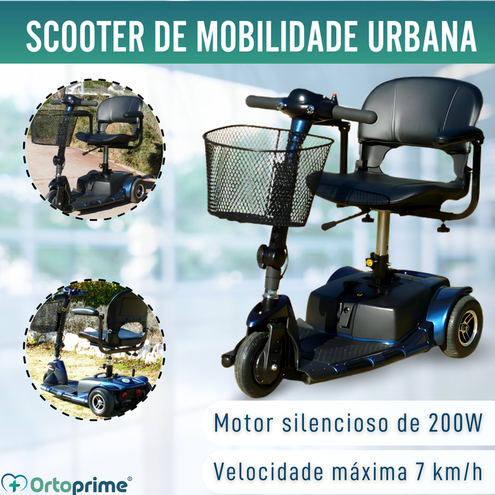 Scooter Elétrico com Sistema Stand Up | 3 Rodas