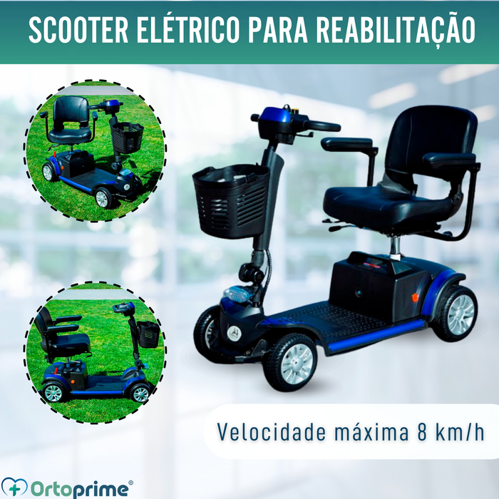 Scooter Elétrico Compacto e Desmontável | 4 Rodas