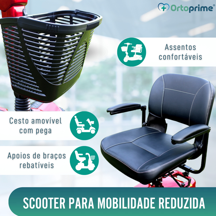 Scooter Elétrico para Deficientes | Dupla Amortização