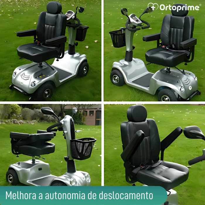 Scooter Eléctrica para Adultos | Suspensão Integral 4 Rodas