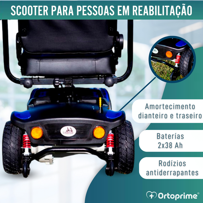 Scooter para Deficientes Compacto | Suspensão Integral