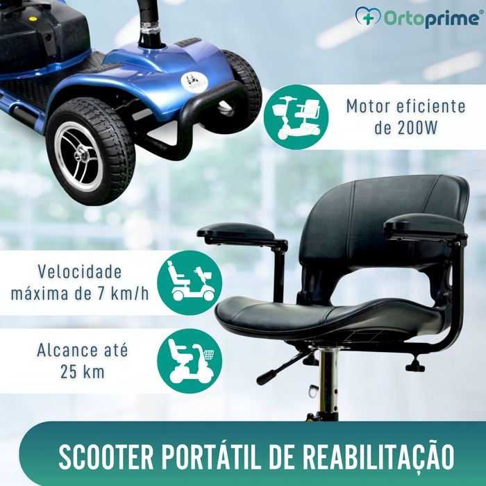 Scooter para Mobilidade Reduzida Desmontável | 4 Rodas