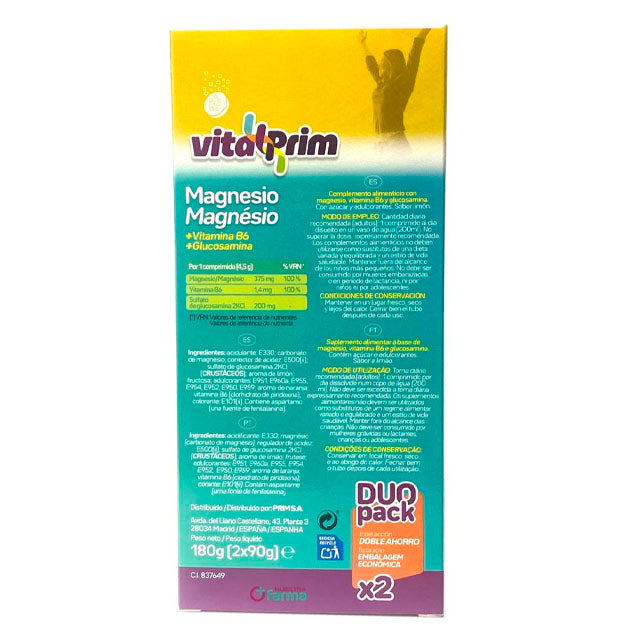 Suplemento de Magnésio com Vitamina B6 | Pacote com 40 comprimidos