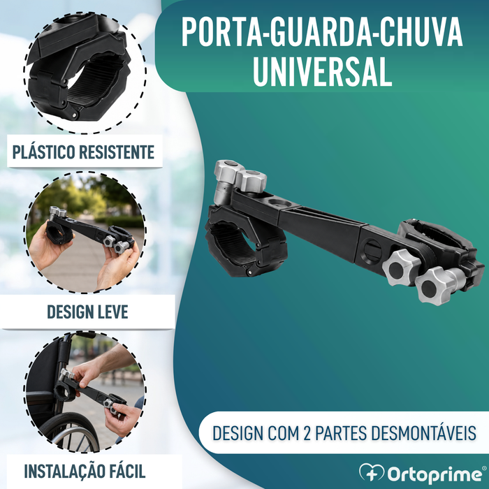 Porta-Guarda-Chuva Universal para Cadeiras e Andarilhos