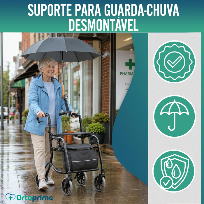 Porta-Guarda-Chuva Universal para Cadeiras e Andarilhos