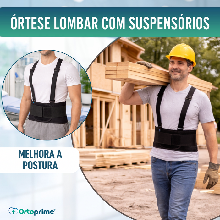 Cinta Lombossagrada de Trabalho | Ortótese Ajustável