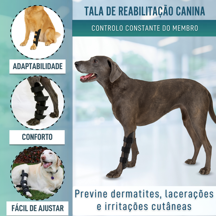 Tala Ortopédica para Cães com Lesões de Tarso e Tornozelo