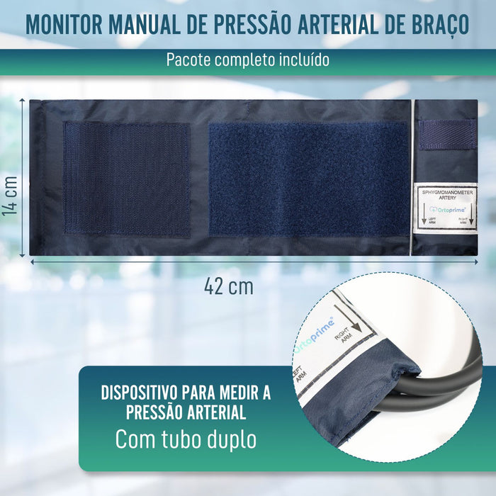 Tensiómetro de Braço Manual Profissional Esfigmomanómetro