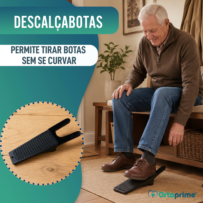Calçador de Plástico Antideslizante Ortopédico | 13 cm