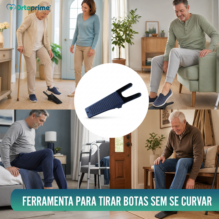 Calçador de Plástico Antideslizante Ortopédico | 13 cm