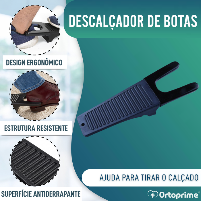 Calçador de Plástico Antideslizante Ortopédico | 13 cm
