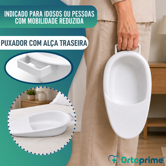 Arrastadeira para Adultos 2,5 Litros | Urinol de Cama Unissexo