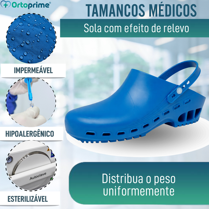 Zuecos Sanitários Antiderrapantes | Proteção Impermeável