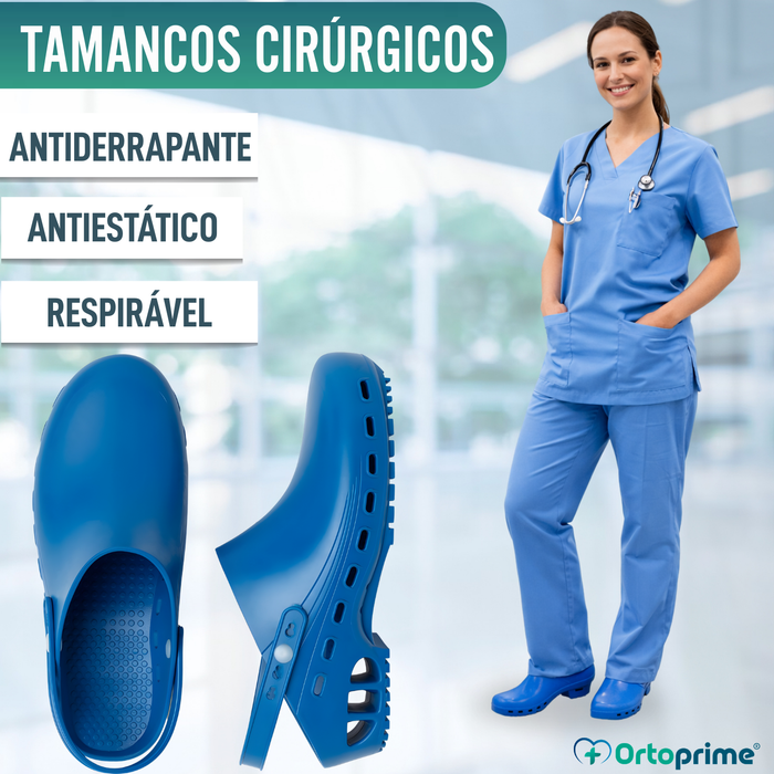Zuecos Sanitários Antiderrapantes | Proteção Impermeável
