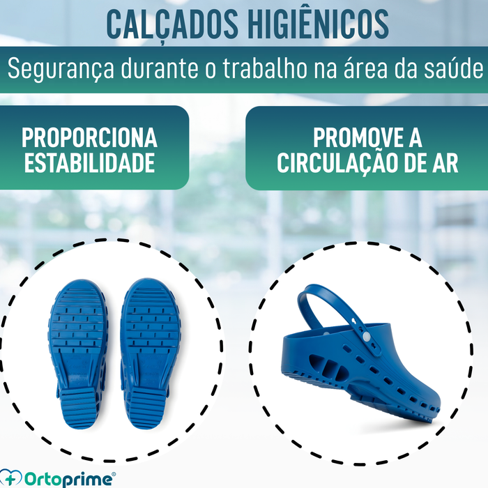 Zuecos Sanitários Antiderrapantes | Proteção Impermeável