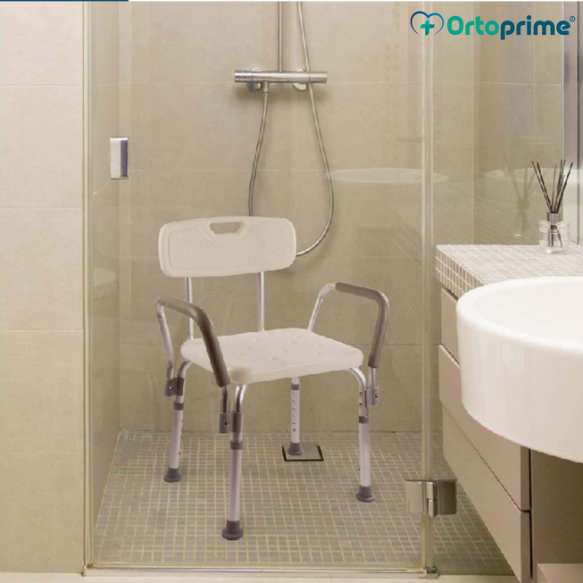 Cadeira de Banho Ortopédica com Apoio de Braços