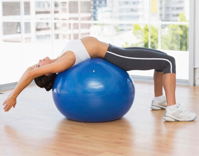 Bola de Pilates e Ioga de 25 cm  Flexível e Confortável—