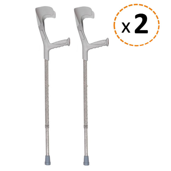 Muletas Ortopédicas Ajustáveis - 2 Unidades - Cores Diferentes
