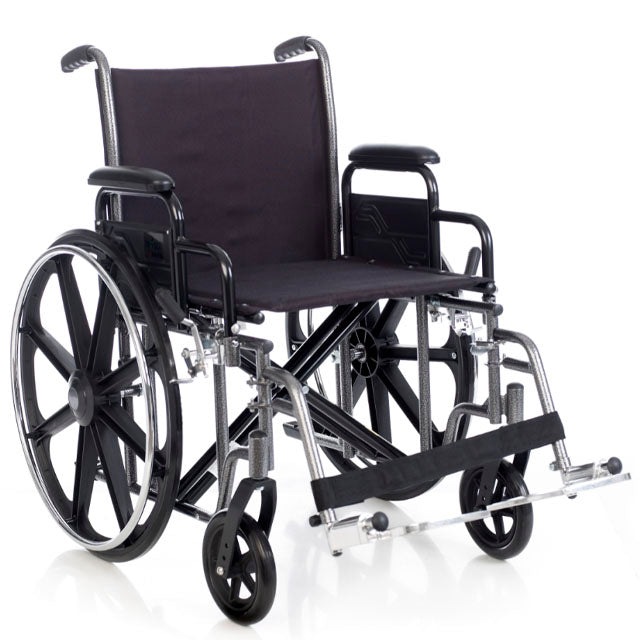 Cadeira de Rodas Bariátrica Autopropulsável - 3 Tamanhos De Assento