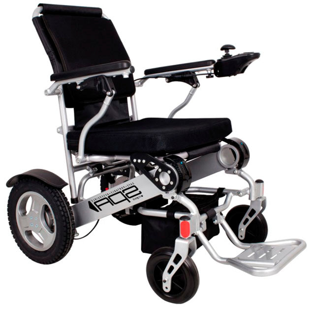 Cadeira De Rodas Elétrica Dobrável Com Joystick Movimento 360º