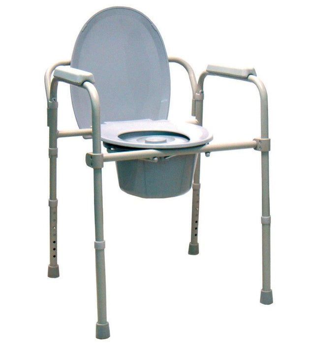 Cadeira Sanitária com Tampa e Braços Acolchoados